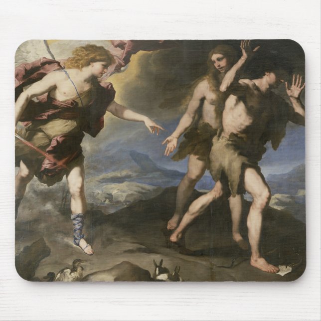 Alfombrilla De Ratón Expulsión del paraíso (Frente)