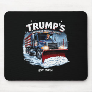 Alfombrilla De Ratón Extracción de copo de nieve de la victoria de Trum