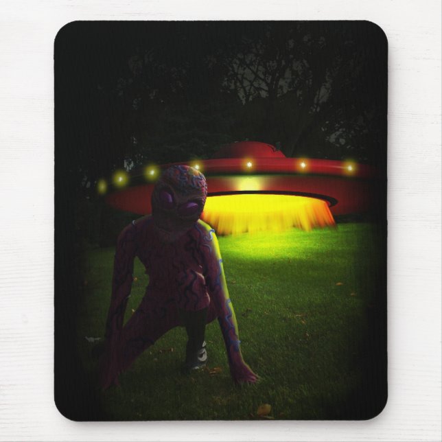 Alfombrilla De Ratón Extranjeros han aterrizado en Mousepad (Frente)