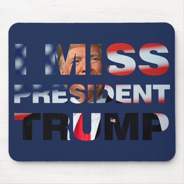 Alfombrilla De Ratón Extraño Al Presidente Trump (Frente)
