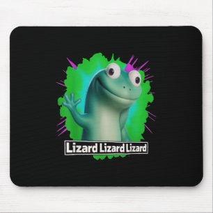 Alfombrilla De Ratón Extraño Cómnito Hombres Hombres Lizard Liz