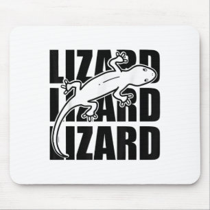Alfombrilla De Ratón Extraño divertido Lizard Lizard Lizard Meme Animal