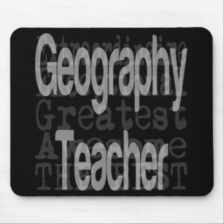 Alfombrilla De Ratón Extraordinaria profesora de geografía