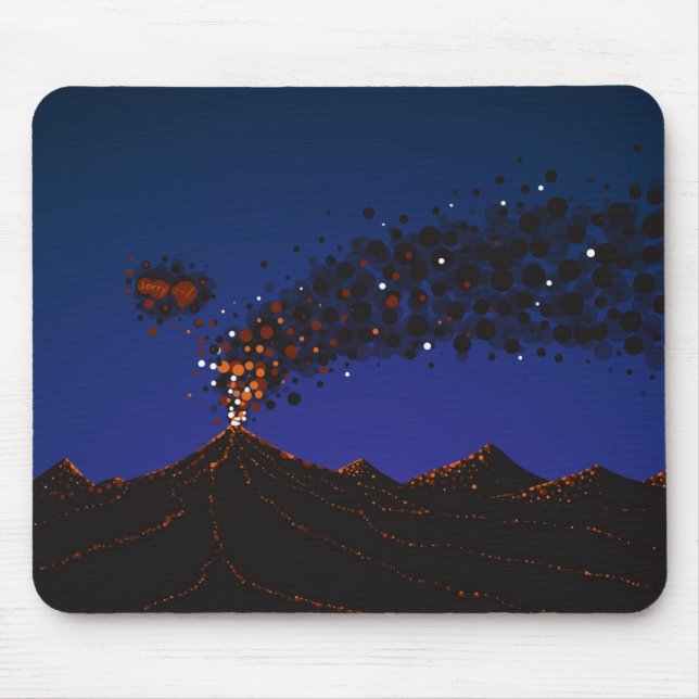 Alfombrilla De Ratón Eyjafjallajokull (Frente)