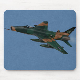 Alfombrilla De Ratón F100 Veterano supersaber de la guerra de Vietnam