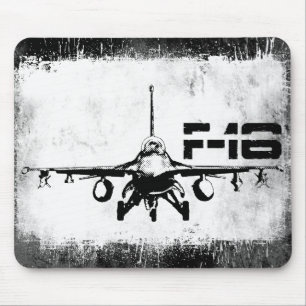 Alfombrilla De Ratón F-16 halcón que lucha Mousepad