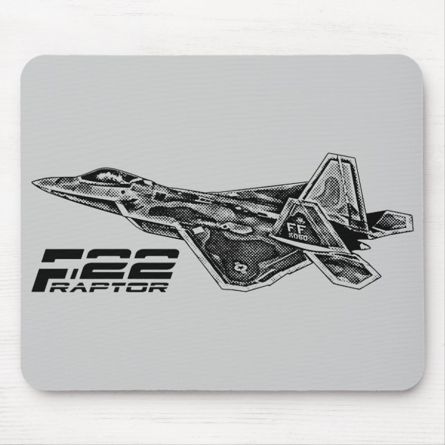 Alfombrilla De Ratón F-22 RAPTOR Mousepad (Frente)