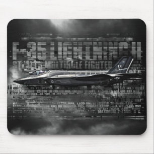 Alfombrilla De Ratón F-35 relámpago II Mousepad