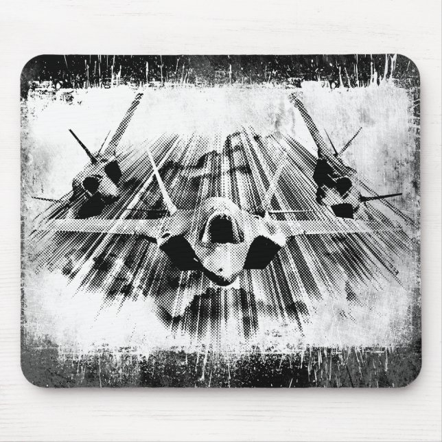 Alfombrilla De Ratón F-35 relámpago II Mousepad (Frente)