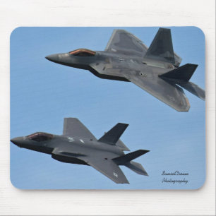 Alfombrilla De Ratón F-35 y F-22 Fighter Jet
