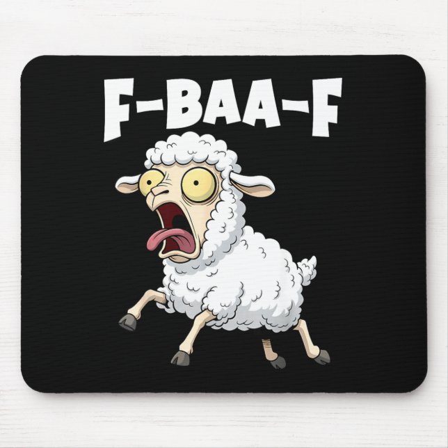 Alfombrilla De Ratón F-baa-f Meme – Funny Screaming Meme Graphic  (Frente)