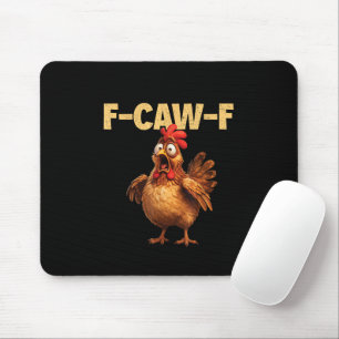 Alfombrilla De Ratón F Caw F Chiste de Pollo Humor Oscuro Sarcasmo