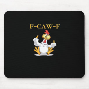 Alfombrilla De Ratón F-Caw-F Gallina Divertida Clásico Retro