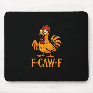 Alfombrilla De Ratón F-Caw-F Humor Divertido de Pollo Meme de Pollo L