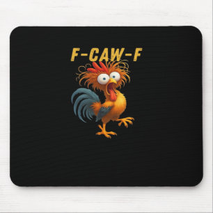 Alfombrilla De Ratón F-Caw-F-Pollo Clásico Retro Esencial