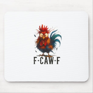 Alfombrilla De Ratón F-Caw-F Pollo Gallo Meme Divertido