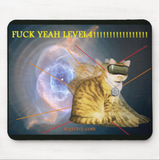 Alfombrilla De Ratón F--de k nivel 4 Mousepad sí
