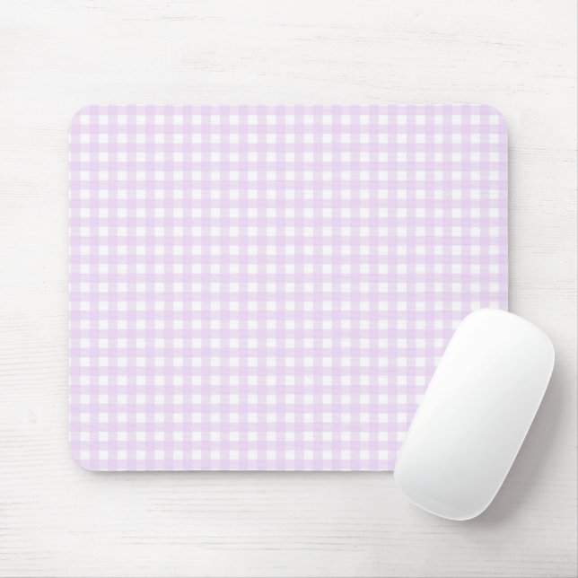 Alfombrilla De Ratón F & L Pink Gingham (Con ratón)