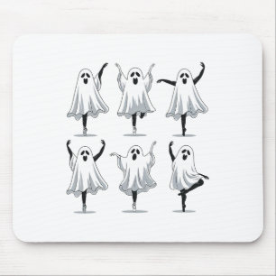 Alfombrilla De Ratón Fa de baile de ghost Ballerinas Halloween