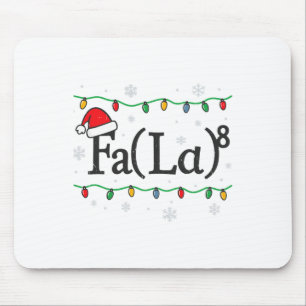 Alfombrilla De Ratón Fa (la) 8 divertido profesor de matemáticas Navida