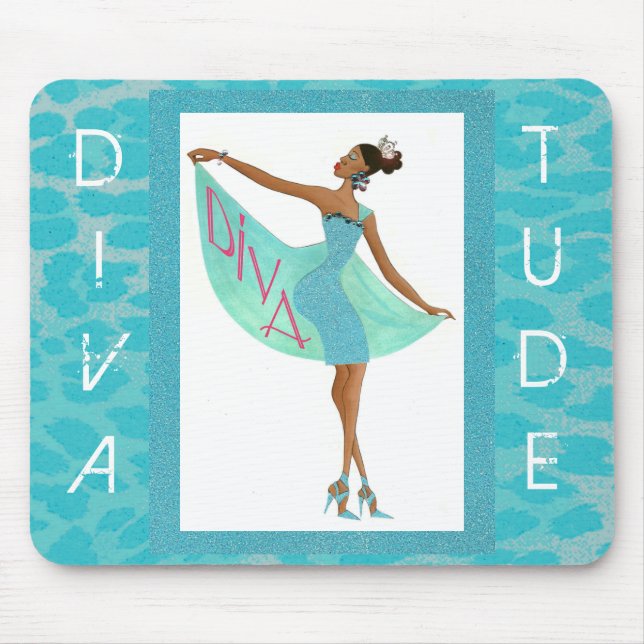 Alfombrilla De Ratón Fabuloso Diva mousepad (Frente)