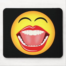 Alfombrilla De Ratón Face Fun Funny Mousepad Amarillo Mousemat