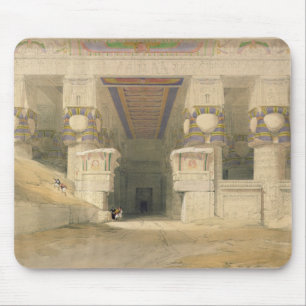 Alfombrilla De Ratón Fachada del templo de Hathor