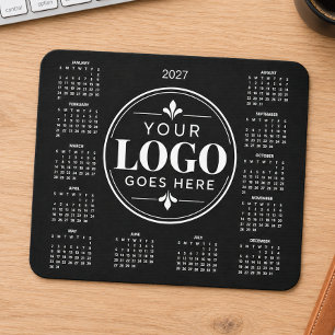 Alfombrilla De Ratón Fácil calendario corporativo personalizado de nego