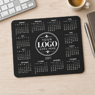 Alfombrilla De Ratón Fácil calendario corporativo personalizado de nego