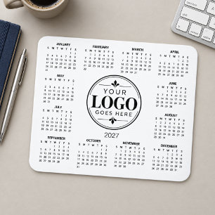 Alfombrilla De Ratón Fácil calendario corporativo personalizado de nego