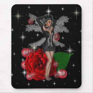 Alfombrilla De Ratón Faery color de rosa elegante del KRW