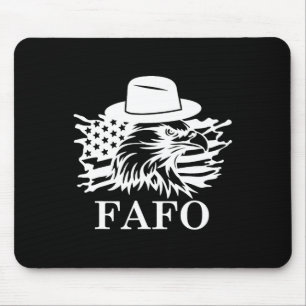 Alfombrilla De Ratón Fafo Trump bandera de EE. UU.