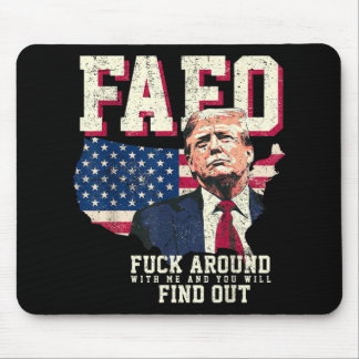 Alfombrilla De Ratón Fafo Trump Bandera estadounidense de mapas