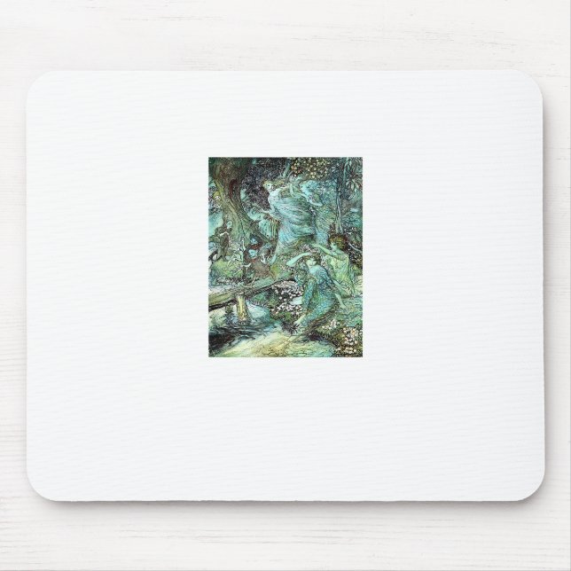 Alfombrilla De Ratón Fairies Fairycore Fashion Aesthetic Goblincore Cot (Frente)