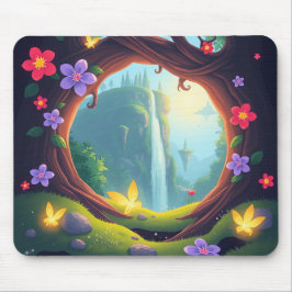 Alfombrilla De Ratón Fairyland Waterfall Mouse Pad