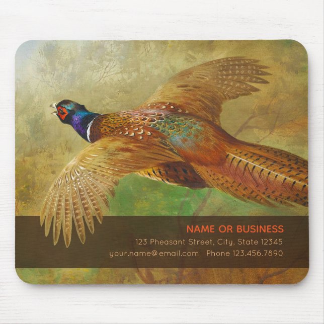 Alfombrilla De Ratón Faisán del vuelo de Archibald Thorburn promocional (Frente)