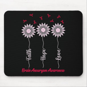 Alfombrilla De Ratón Faith Hope Apoyo al mes de concientización sobre e