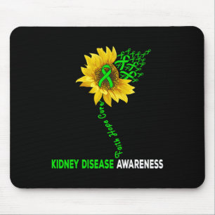 Alfombrilla De Ratón Faith Hope Cure Kidney Disease Sunflower Puzzle Pi