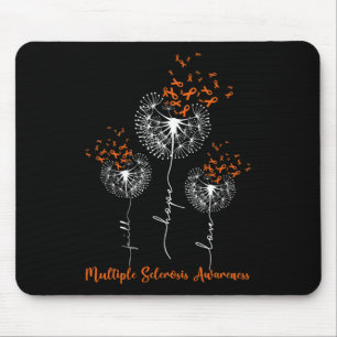 Alfombrilla De Ratón Faith Hope Love Dandelion Múltiple Esclerosis Cons
