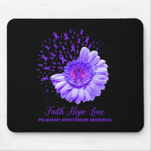 Alfombrilla De Ratón Faith Hope Love Hipertensión pulmonar Sensibilizac