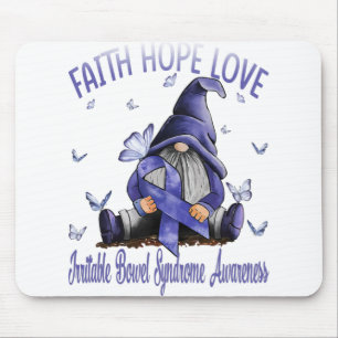 Alfombrilla De Ratón Faith Hope Love Irritable Bowel Syndrome Awareness