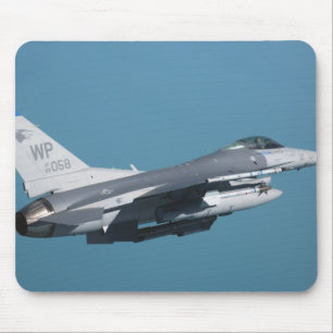 Alfombrilla De Ratón Falcon de combate F-16 en vuelo