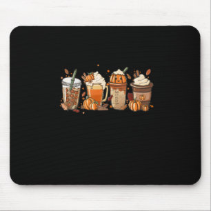 Alfombrilla De Ratón Fall Autumn Coffee Thanksgiving Pumpkin Halloween
