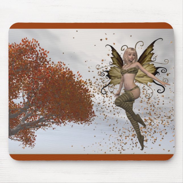 Alfombrilla De Ratón Fall Faerie Design 1 - Fantasy Mousepad (Frente)