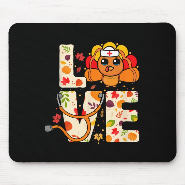 Alfombrilla De Ratón Fall Fall de la Enfermería Life (Frente)