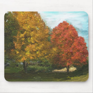 Alfombrilla De Ratón Fall Trees Mousepad