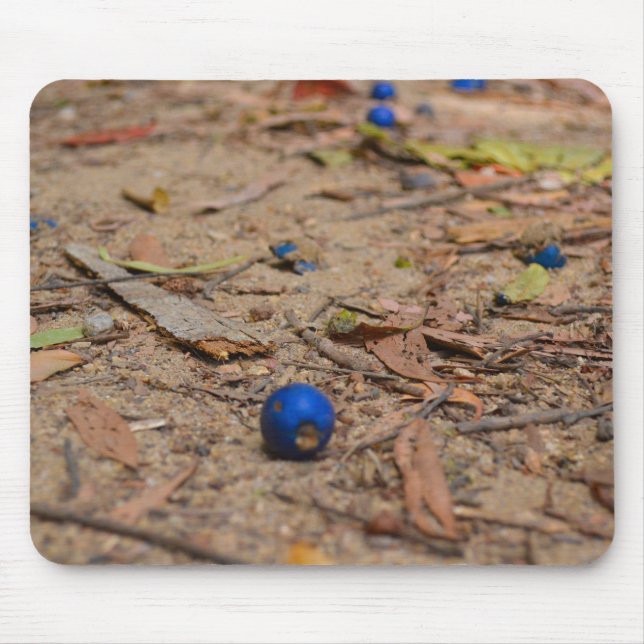 Alfombrilla De Ratón Fallen Blueberries (Frente)