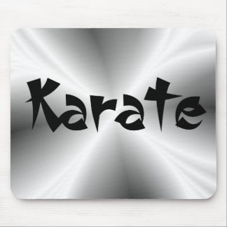 Alfombrilla De Ratón Falso karate metálico de plata