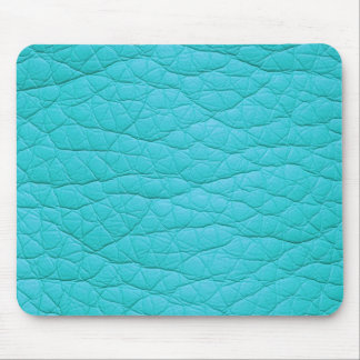 Alfombrilla De Ratón Falso Mousepad de cuero suave arrugado turquesa