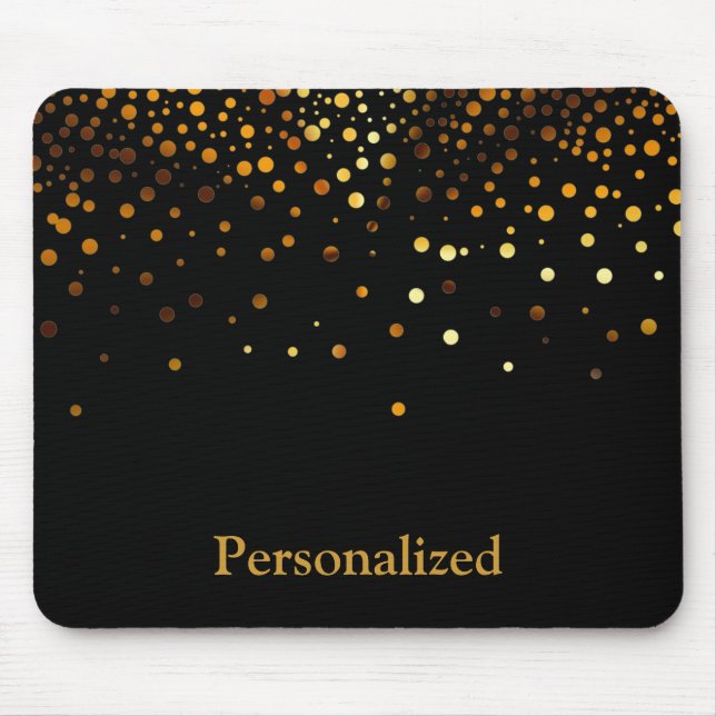 Alfombrilla De Ratón Falso Relieve metalizado personalizado del (Frente)